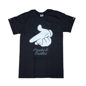 Crooks And Castles T Shirt / Small / Short Sleeve / Front Finger Graphic Tee